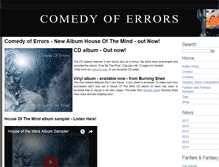 Tablet Screenshot of comedyoferrors.org